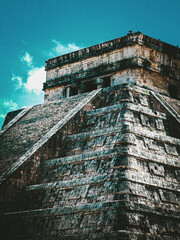Chich&eacute;n Itz&aacute; Pyramid At Sunset