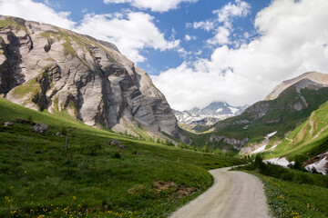 Blick Richtung Großglockner im Nationalpark Großglockner, Kals Österreich