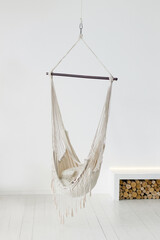 Hanging swing chair light modern interior