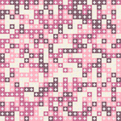 Abstract Geometric Pattern generative computational art illustration