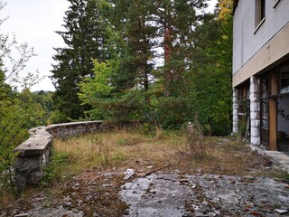 abandoned hotel Tara in serbia