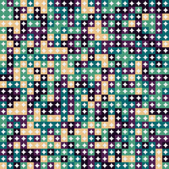 Abstract Geometric Pattern generative computational art illustration