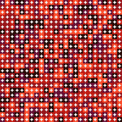 Abstract Geometric Pattern generative computational art illustration