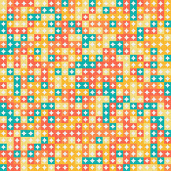 Abstract Geometric Pattern generative computational art illustration