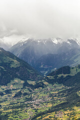 Blick ins Tal von Matrei, Österreich