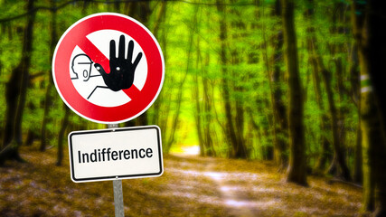 Street Sign to Engagement versus Indifference