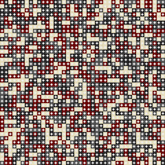Fototapeta premium Abstract Geometric Pattern generative computational art illustration