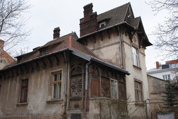 Fototapeta na wymiar old house in the old town