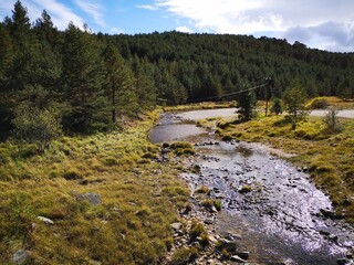 warm autumn day in zlatibor