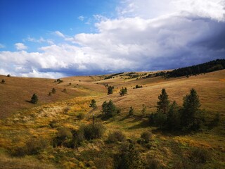 warm autumn day in zlatibor