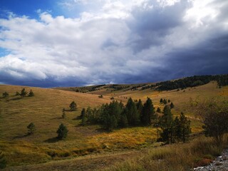 warm autumn day in zlatibor