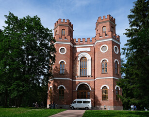 building Pavilion Arsenal Tsarskoe Selo city Pushkin