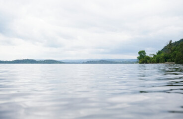 The shore of Culag beach on Loch Lomond