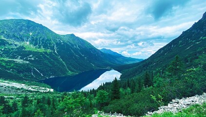Lake in the Polish Tatra Mountains, Morskie Oko © Robert