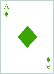 Playing Card Illustration. Card design for playing cards