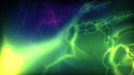 Abstract Science Colorful Pattern Background