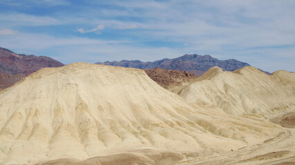Fototapeta na wymiar Death Valley Twenty Mule Team Canyon, California
