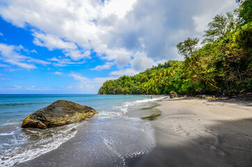Caribbean Martinique wild beach
