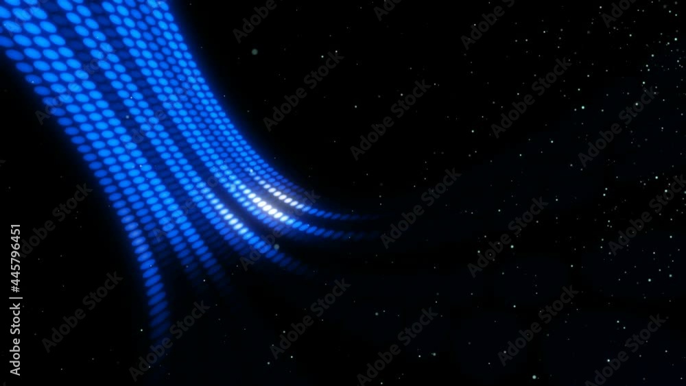 Poster visionary data flow and transfer on cyber space . 3d rendering computer graphic .
