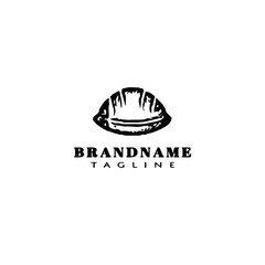 helmet logo design template icon vector illustration