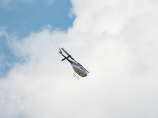 helicopter in flight