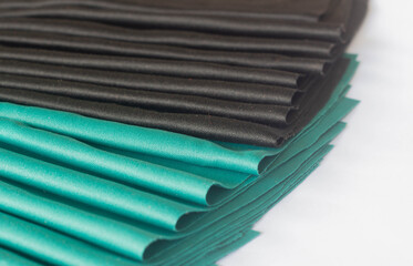 fabric cutting background.