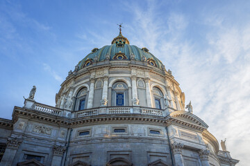 Fototapeta na wymiar The Marble Church (Frederik's Church) - Copenhagen, Denmark