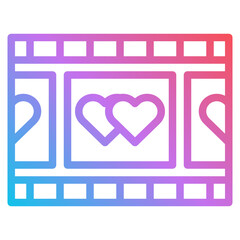 weddingvideo gradient icon