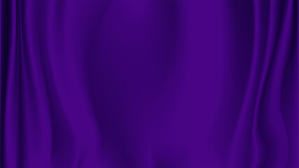 Abstract purple silk vector background. Luxury purple cloth or liquid wave. Abstract  fabric texture background. Cloth soft wave. Creases of satin, silk, and Smooth elegant cotton.