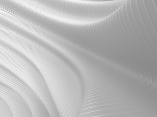 White abstract liquid wavy background