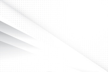 Abstract  white and gray color, modern design background with geometric shape. Vector illustration.