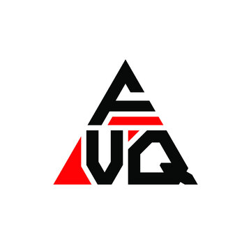 FVQ triangle letter logo design with triangle shape. FVQ triangle logo design monogram. FVQ triangle vector logo template with red color. FVQ triangular logo Simple, Elegant, and Luxurious Logo. FVQ 