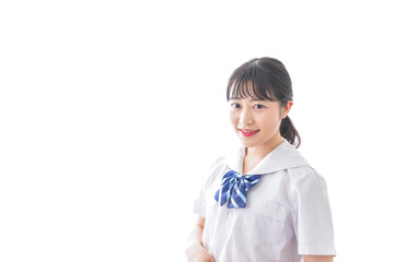 点滴を使う笑顔の若いナース
