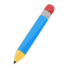 pencil for school color illustration