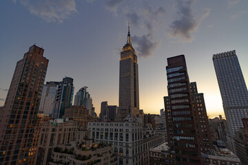 Fototapeta premium Atardecer en Nueva York 2