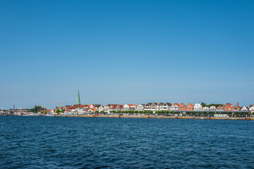 Fototapeta na wymiar panorama of the town country