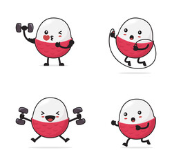 lychee cartoon character
