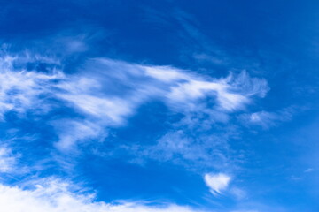 blue sky with clouds