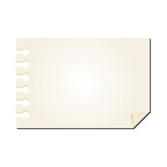 白紙ノート　メモ帳　背景素材