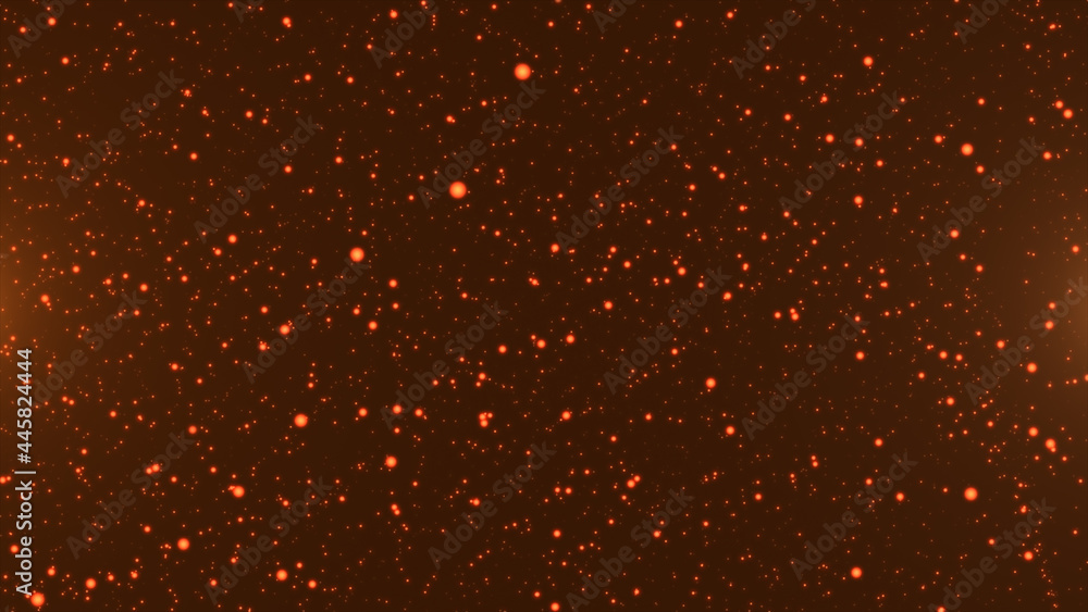 Poster brown particle flare background for background concept
