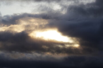 Fototapeta na wymiar clouds and sun