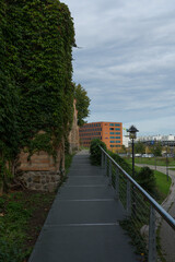 View from the german city called Rostock