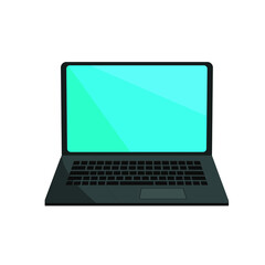 laptop isolated on white background