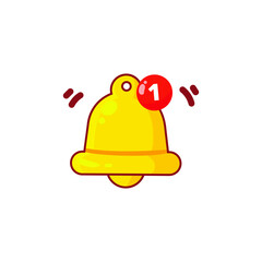 a unique icon depicting the notification bell