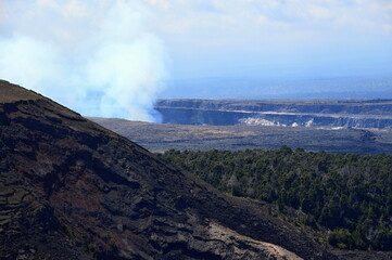 Kilauea, Vulkan im Volcanoes National Park auf der Insel Big Island, Hawaii