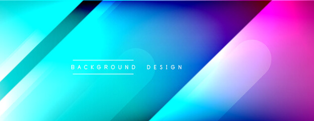 Dynamic lines abstract background. 3D shadow effects and fluid gradients. Modern overlapping forms