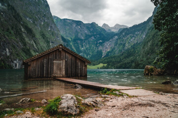 Königssee Obersee und Fischunkelalm