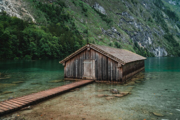 Königssee Obersee und Fischunkelalm