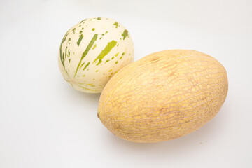 Melón blanco y melón Waikiki