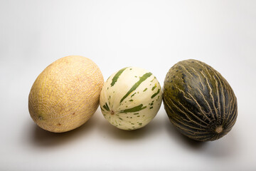 Melón blanco, melón Waikiki y melón piel de sapo